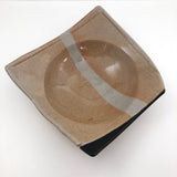 Shallow  Angular Studio Pottery Bowl by Don Williams