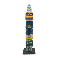 1952 Boy Scout Painted Totem Pole Carving