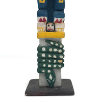 1952 Boy Scout Painted Totem Pole Carving