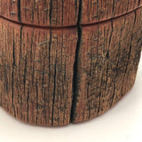 Handmade Bristle Cone Pine Tree Trunk / Limb Lidded Box Signed JE Lux