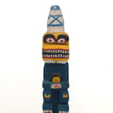 1952 Boy Scout Painted Totem Pole Carving