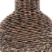 Penny Covered Folk Art Bottle