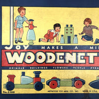 Artwood Toy Co "Woodenettes" Bauhaus Inspired Construction Set