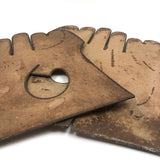 Gloves: Terrifically Graphic Old Board and Wire Templates, A Pair (Size 9 1/2 & 10)