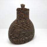 Penny Covered Folk Art Bottle