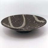 Earthy Japanese Handthrown Stoneware Platter with Painterly Slip Decoration