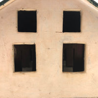 Terrific Old Folk Art Painted Wooden House with Two Porches and Built Out Interior