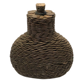 Penny Covered Folk Art Bottle