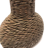 Penny Covered Folk Art Bottle