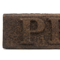 Very Old Heavy Cast Iron PRICE Arrow Sign