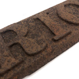 Very Old Heavy Cast Iron PRICE Arrow Sign