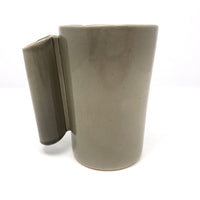 Rare, Curious Jerry Rosse, Greenwich Village, Pottery Mug with Face, c. 1950s