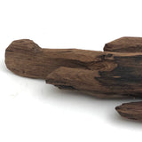 Much Weathered Wooden Man with Hat