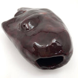 Hand-Sculpted Small Ceramic Crescent Moon Shaped Face (and Vase!)