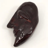 Hand-Sculpted Small Ceramic Crescent Moon Shaped Face (and Vase!)