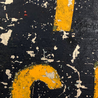 No Trespassing Perfectly Distressed Old Hand-painted Metal Sign