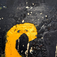 No Trespassing Perfectly Distressed Old Hand-painted Metal Sign