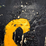 No Trespassing Perfectly Distressed Old Hand-painted Metal Sign