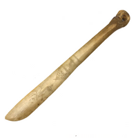 1928 Scrimshawed Caribou Bone Snow Knife