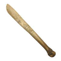 1928 Scrimshawed Caribou Bone Snow Knife