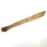 1928 Scrimshawed Caribou Bone Snow Knife