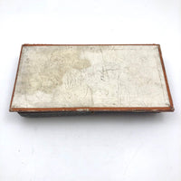 Victorian Papered Box with 19th Century Courting Cards and Authors Game