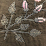 Beautifully Folky Appliqué Quilt Squares with Roses - Sold Individually