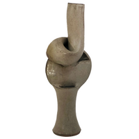 Tall Sculptural Studio Pottery Ikebana Vase