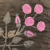 Beautifully Folky Appliqué Quilt Squares with Roses - Sold Individually