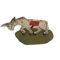 Weary Looking Folk Art  Donkey
