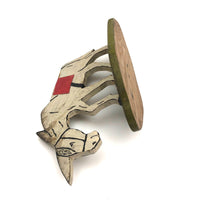 Weary Looking Folk Art  Donkey