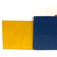 Impossible to Find Set of Four Colorful Vintage Nesting / Stacking Boxes
