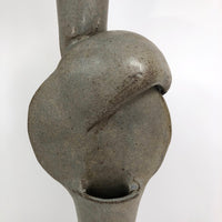 Tall Sculptural Studio Pottery Ikebana Vase