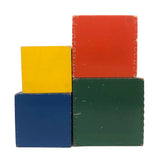 Impossible to Find Set of Four Colorful Vintage Nesting / Stacking Boxes