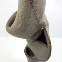 Tall Sculptural Studio Pottery Ikebana Vase