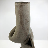 Tall Sculptural Studio Pottery Ikebana Vase