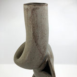 Tall Sculptural Studio Pottery Ikebana Vase