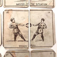 Fantastic Antique Old Maid Playing Card Deck, Presumed British