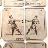 Fantastic Antique Old Maid Playing Card Deck, Presumed British