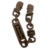 Carved Whimsy Chain with Cages and Heads!