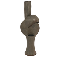 Tall Sculptural Studio Pottery Ikebana Vase