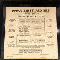 C. WW2  Government Issued  First Aid Kit with Near Complete Original Contents