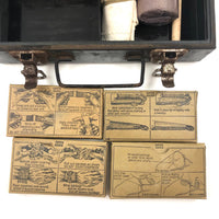 C. WW2  Government Issued  First Aid Kit with Near Complete Original Contents