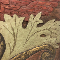 Vintage Relief Carved Folk Art American Eagle Plaque