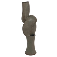 Tall Sculptural Studio Pottery Ikebana Vase