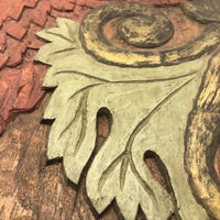 Vintage Relief Carved Folk Art American Eagle Plaque