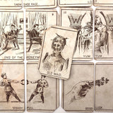 Fantastic Antique Old Maid Playing Card Deck, Presumed British