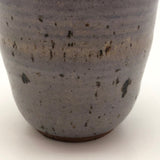Purplish Glazed Earthenware Bud Vase