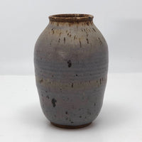 Purplish Glazed Earthenware Bud Vase