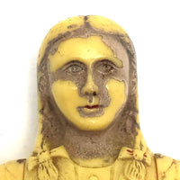 Weird, Wonderful Renwal 1940s Yellow Jointed Dollhouse Girl